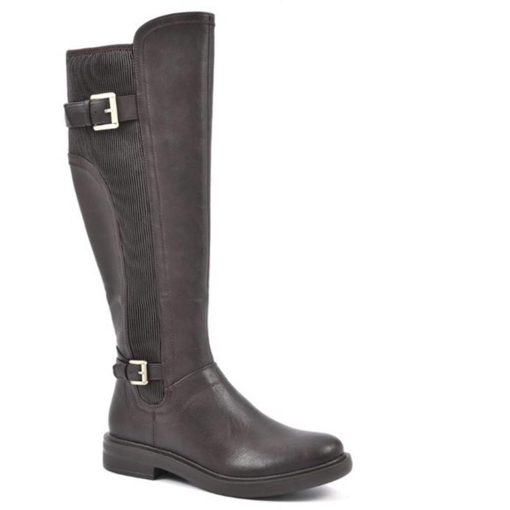 White Mountain Women's Meditate Tall Boots Women's Shoes Dark Brown NEW NWT sz 5